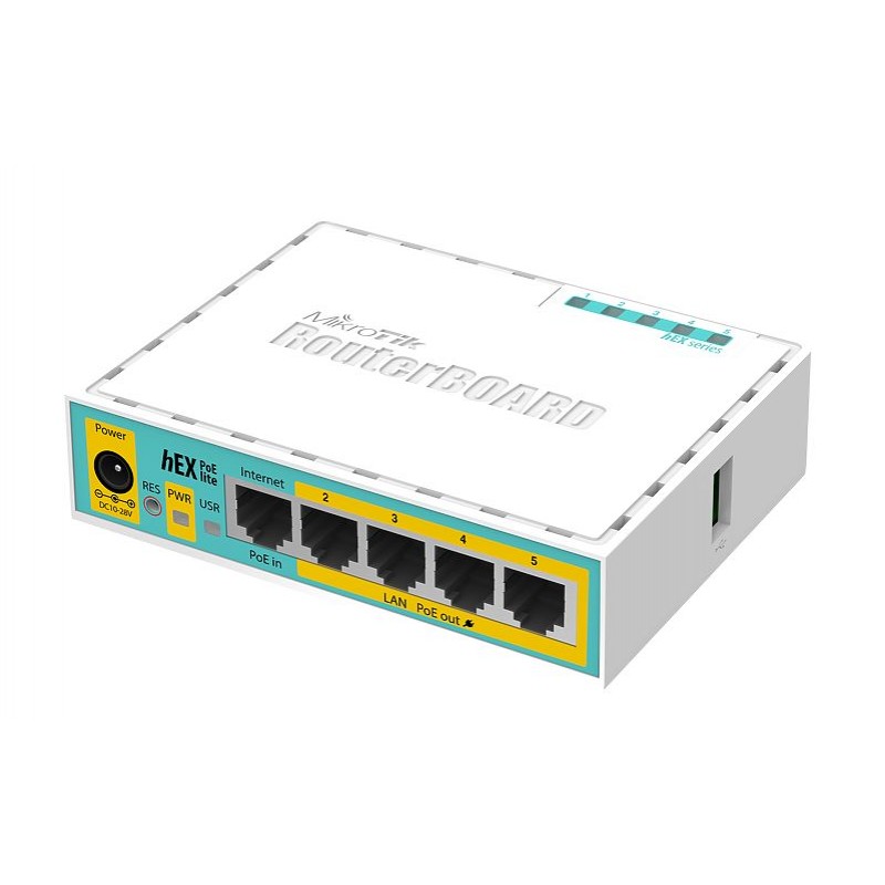 Mikrotik hex poe lite нет питания на рое от блока питания